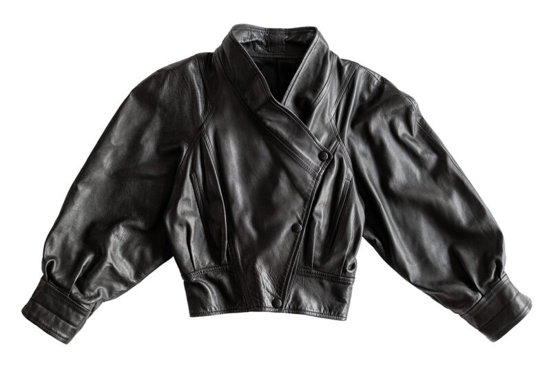 1980s leather jacket